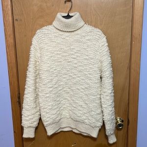 Barely-worn, off-white Zara turtleneck sweater, size medium.